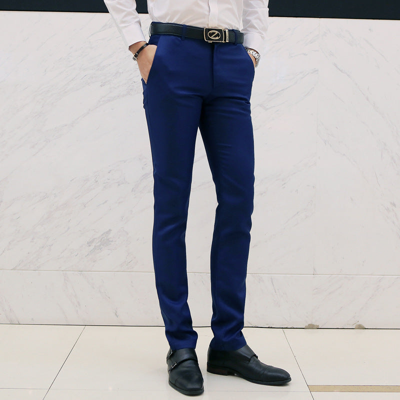 Casual business trousers slim-fit