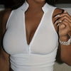 V-neck Ribbed Knit Camisole