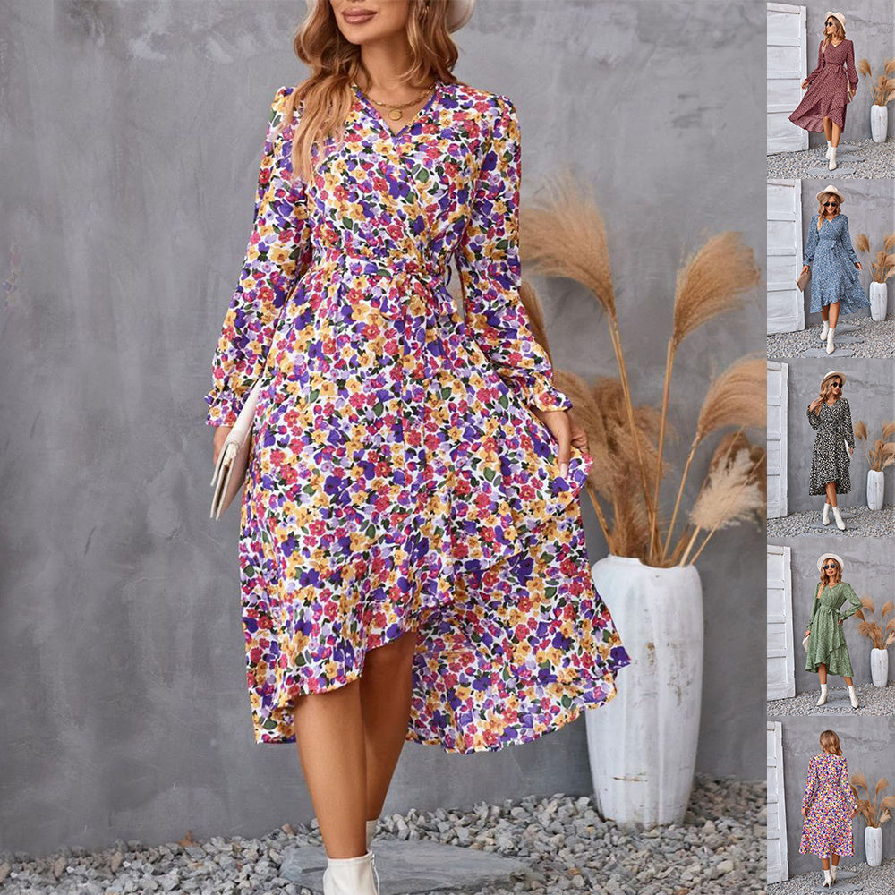 Floral Long Sleeve Dress