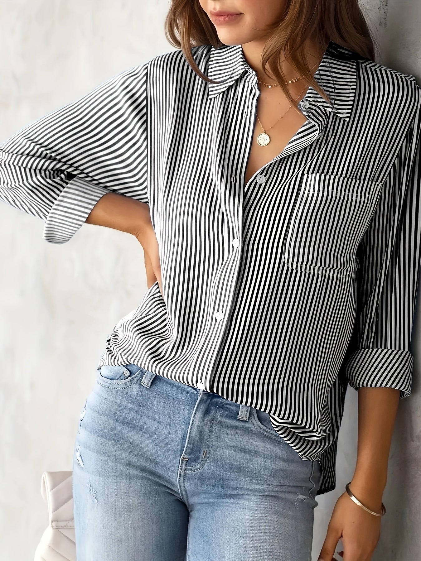 Ladies' Long Sleeve Top – Elegant & Versatile Women's Style