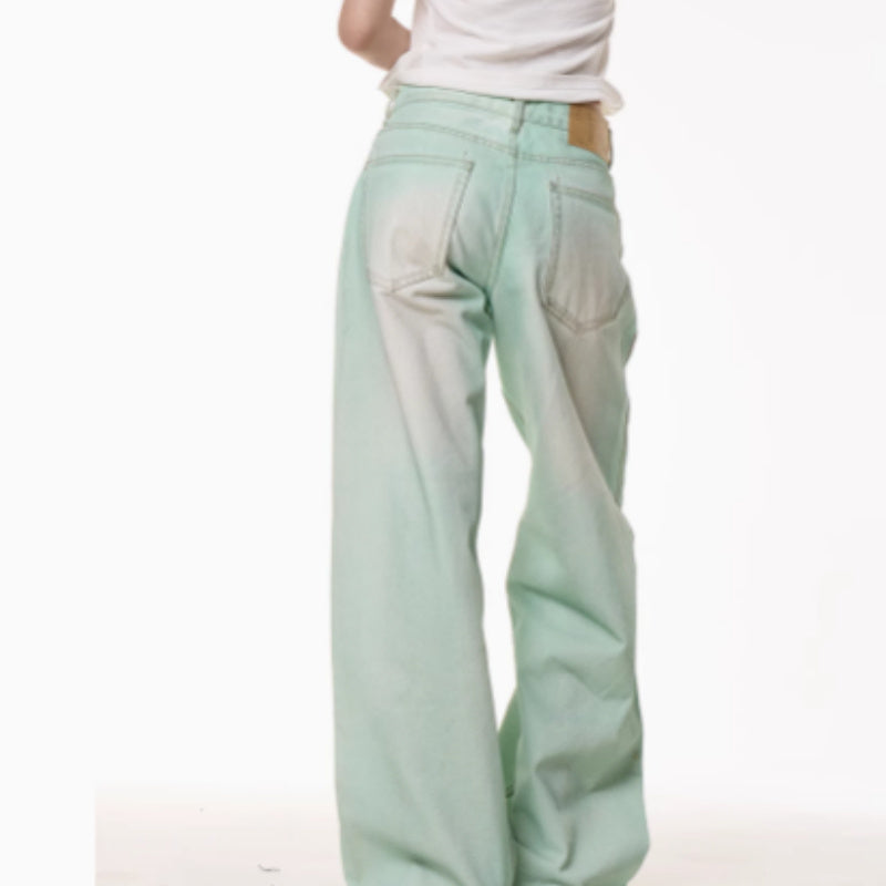Dirty Dyed street Jeans Unisex