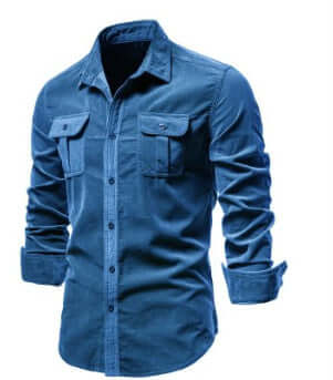 Men’s Blue Long Sleeve Shirt