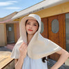 Integrated Neck And Shawl Sunscreen Hat