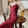 High-end Design Sense Niche Wear Sexy Suspenders Dress