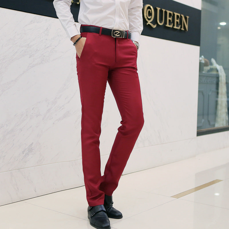 Casual business trousers slim-fit