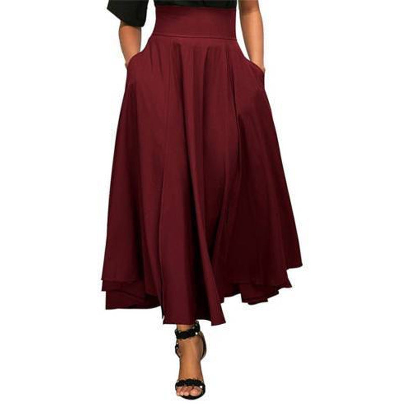 Women's Versatile Long Skirt – Elegant & Timeless Style