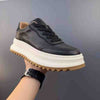 Men’s Retro White Leather Shoes