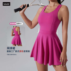 Outdoor Summer Sports Tennis Dress Women