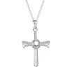 Card New Jewelry Baseball Cross Necklace For Women
