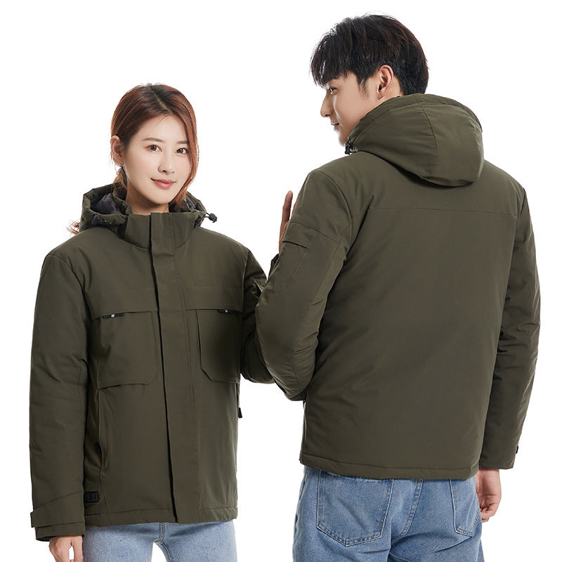 Intelligent Heating Winter Jacket For Men And Women
