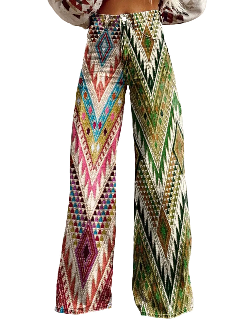Wide Leg High Waist Pants