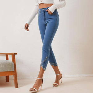 Women's Summer New High Waist Slimming Stretch Denim