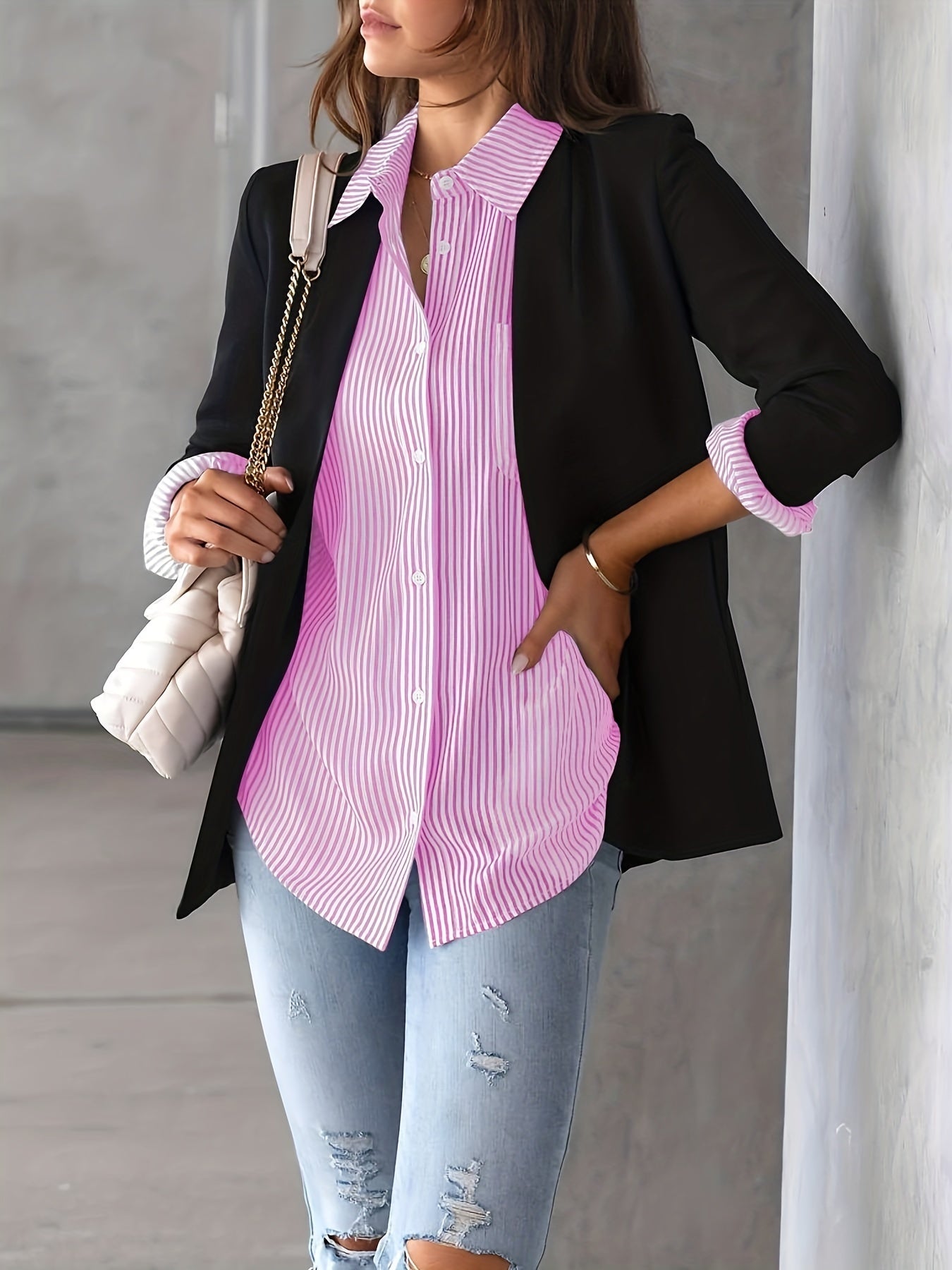 Ladies' Long Sleeve Top – Elegant & Versatile Women's Style