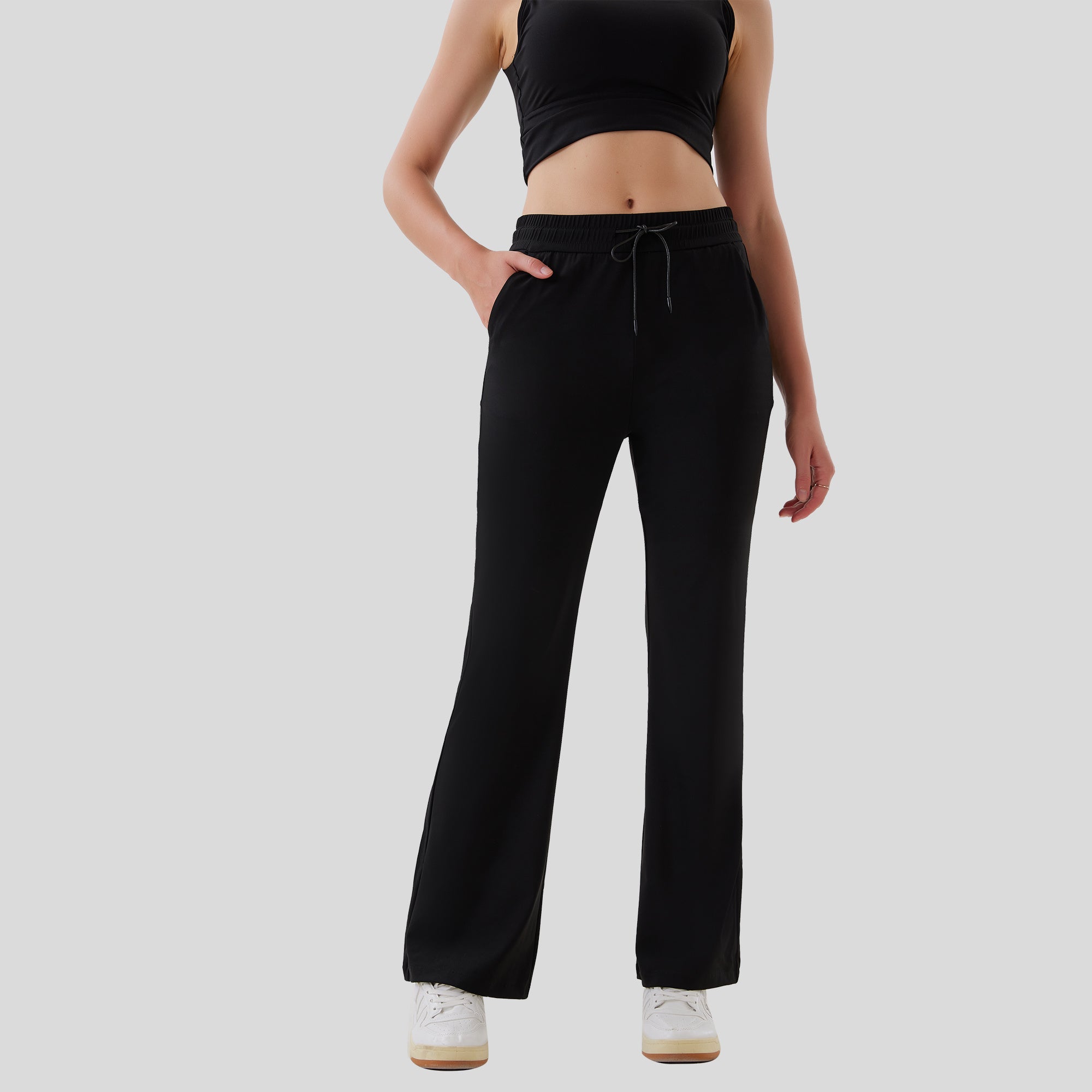 Women's Pull Rope Flared Pants – Trendy & Comfortable Bottoms