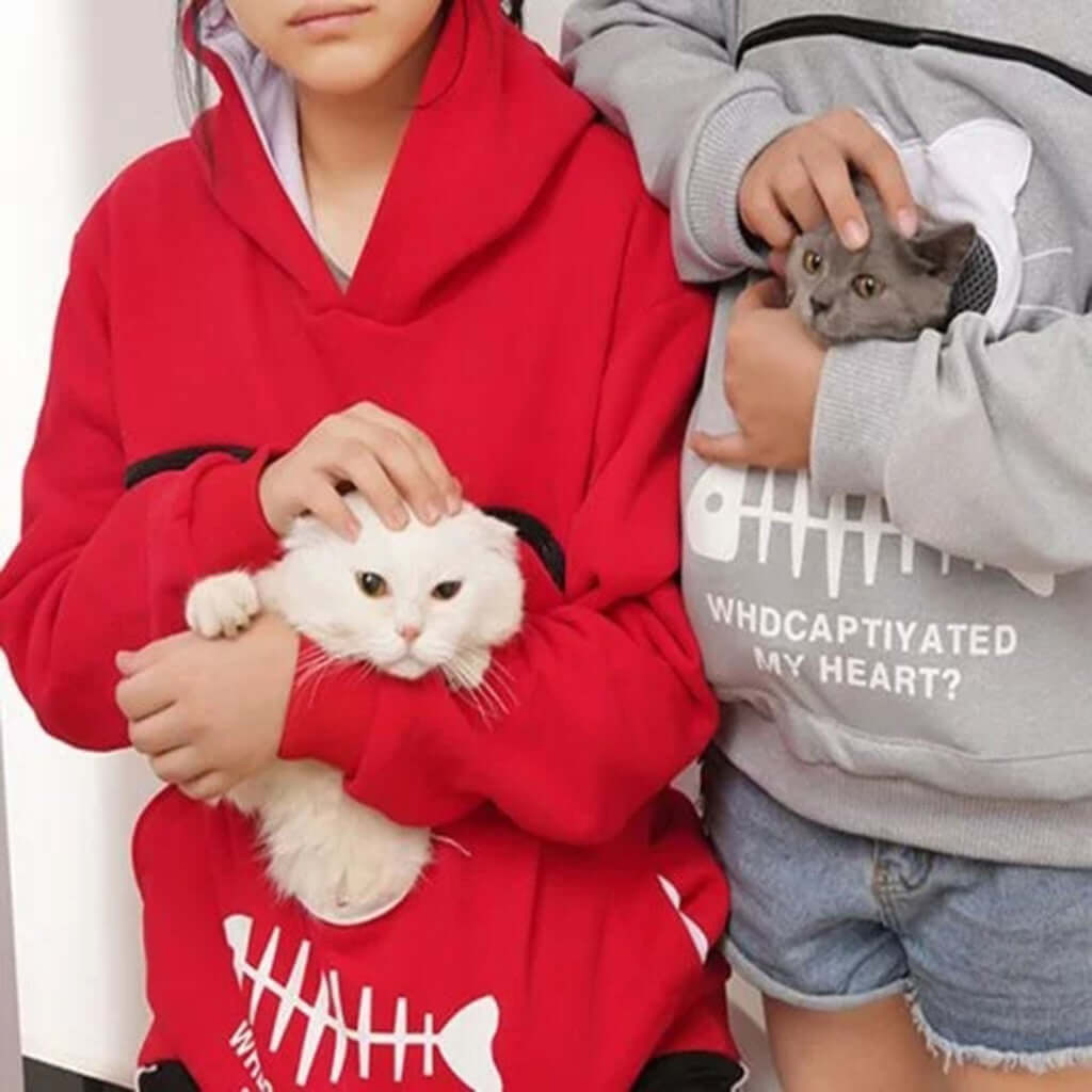 Cat Pocket Hoodie