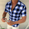 Plaid Zip Short Sleeve