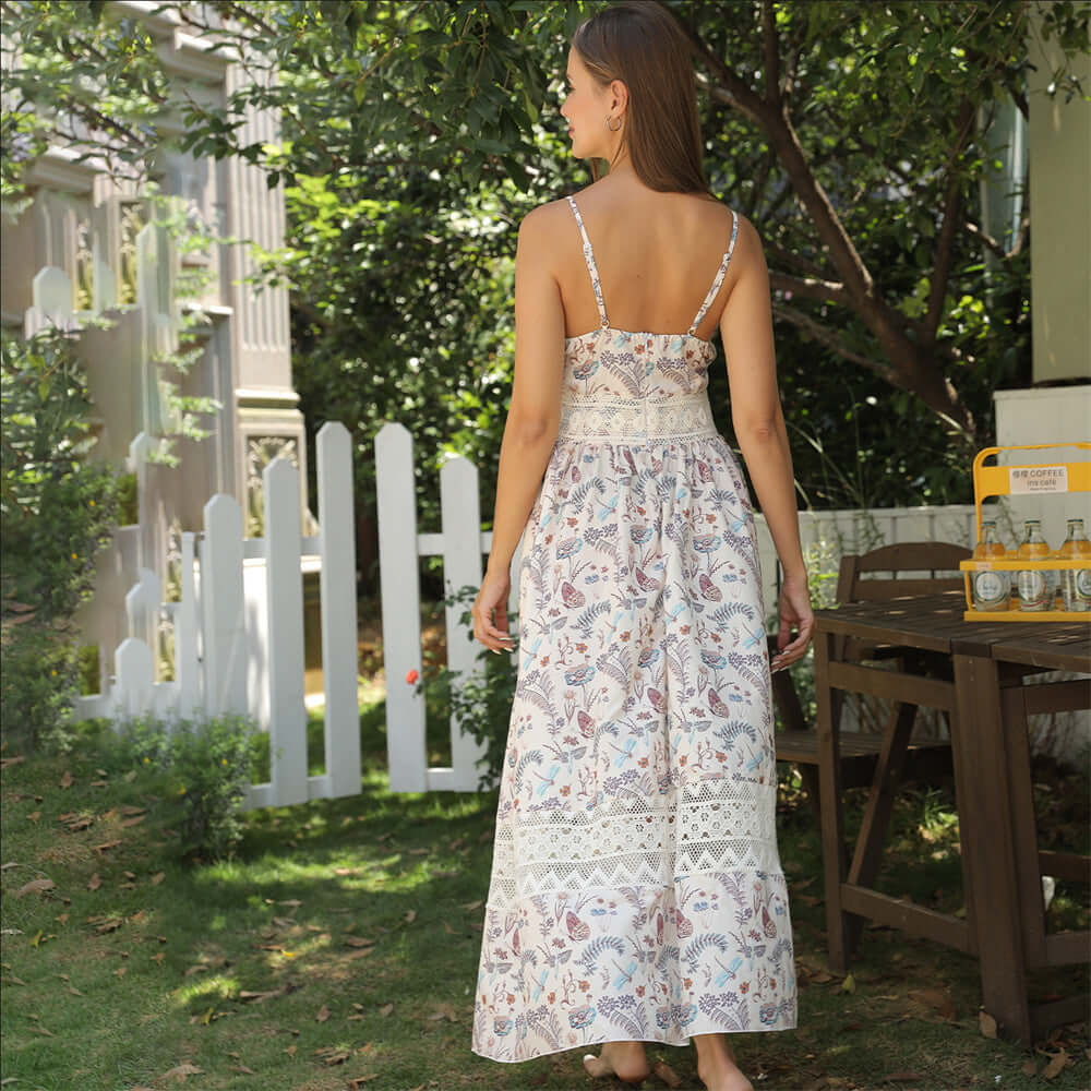 Sleeveless Floral Dress