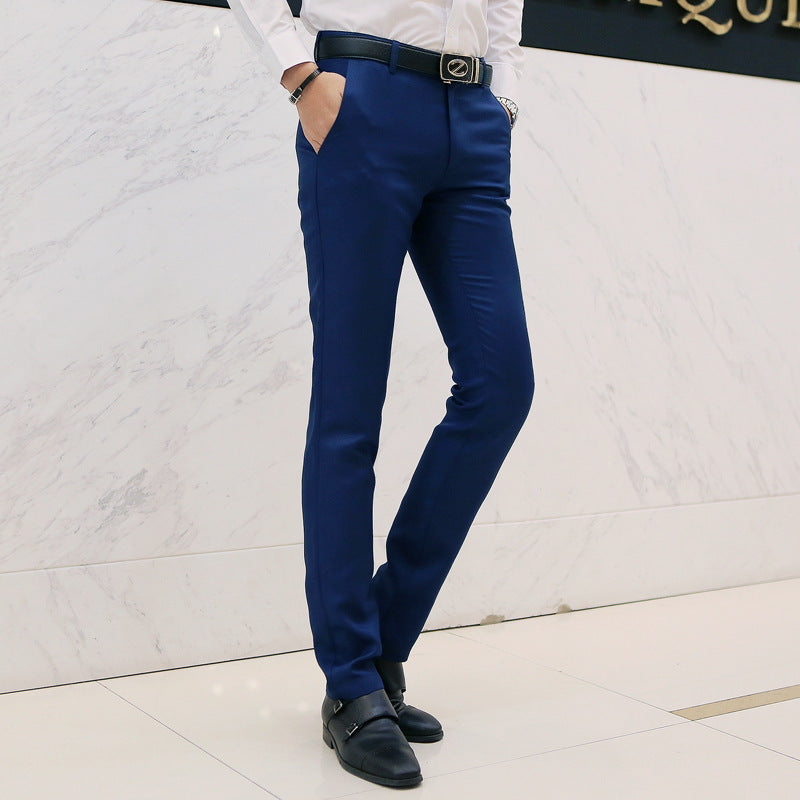 Casual business trousers slim-fit