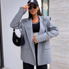 Solid Color Fashion Casual Small Suit Coat For Women