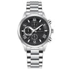 Men Watch Waterproof Stainless Steel Watch For Men Analog Chronograph Fashion Watch, Easy Read Men Dress Watch Luminous Watch Elegant Gift