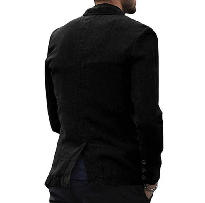 Men's Autumn Cotton Blazer – Smart Casual Outerwear