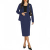 Mid-length Dress Fashion Casual Wear Long-sleeved Cardigan With Suit