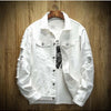 Men's ripped cotton jacket