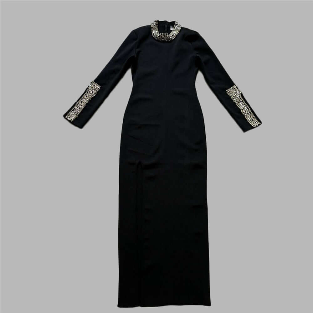 <p>Cut with fluid elegance, this silhouette glides through the evening with quiet confidence and an unmistakable sense of allure. Every movement reveals a refined presence that lingers long after the moment has passed.</p>