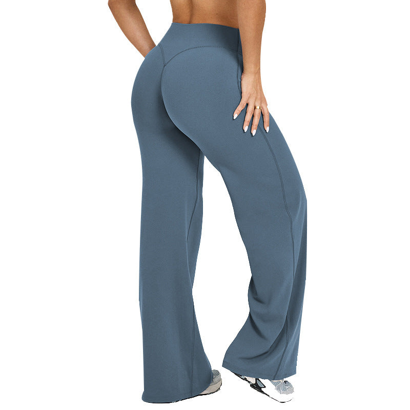Yoga Thin High Waist Straight Pants