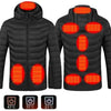 New Heated Jacket Coat USB Electric Jacket Cotton Coat Heater Thermal Clothing Heating Vest Men's Clothes Winter