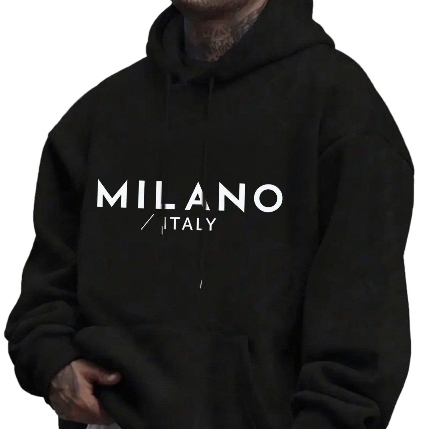Single Hat Hoodie Made Of Fleece Fabric by maamgic