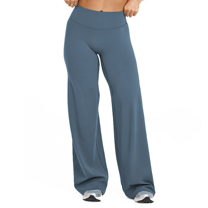 Yoga Thin High Waist Straight Pants