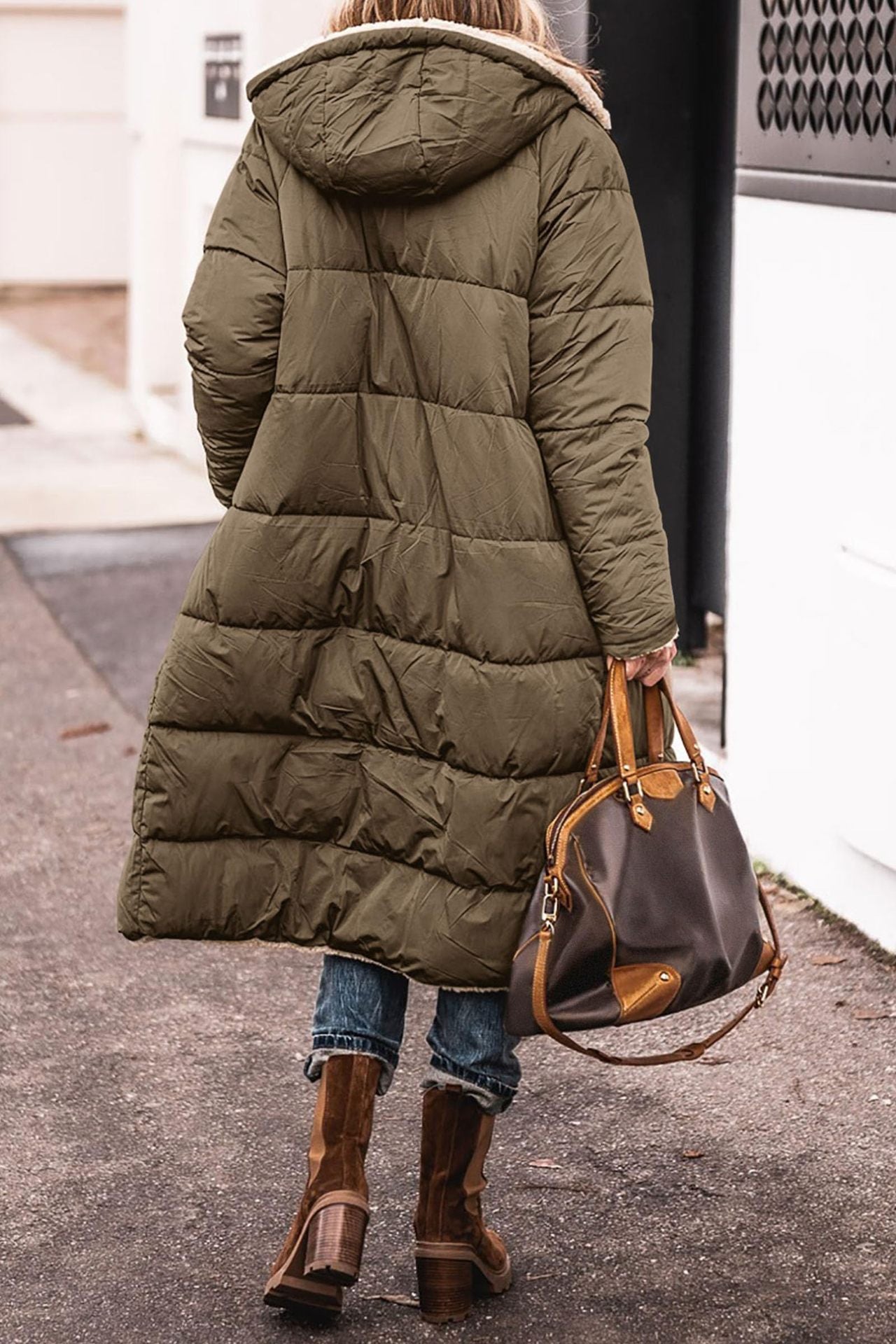 Women's Loose Cardigan Jacket — Mid-Length Winter Coat