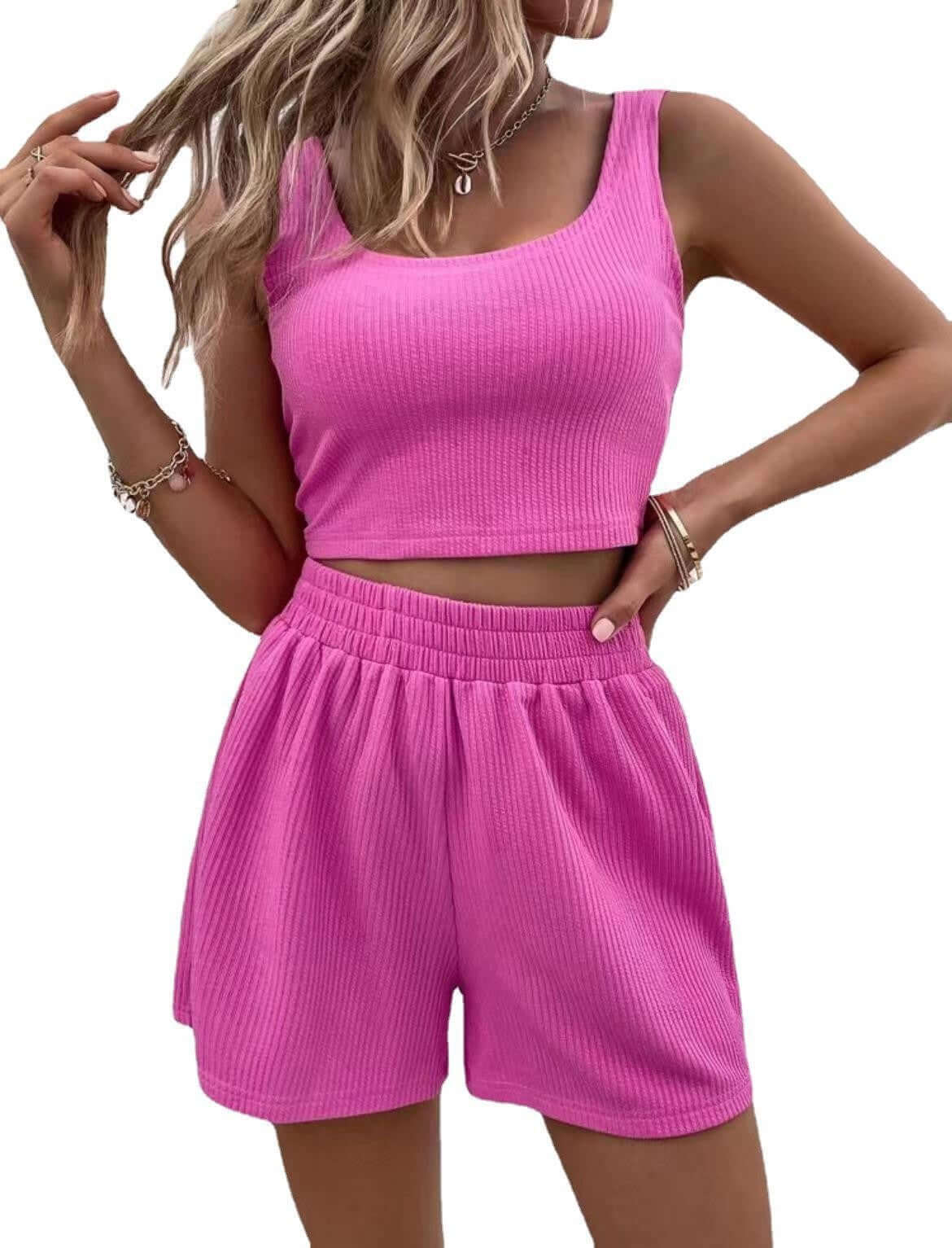 Sweet Knit Vest & Shorts