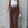 Slim Straight Pants