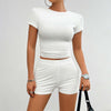 Round Neck Tee & Shorts