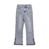 Stitched Denim Trousers