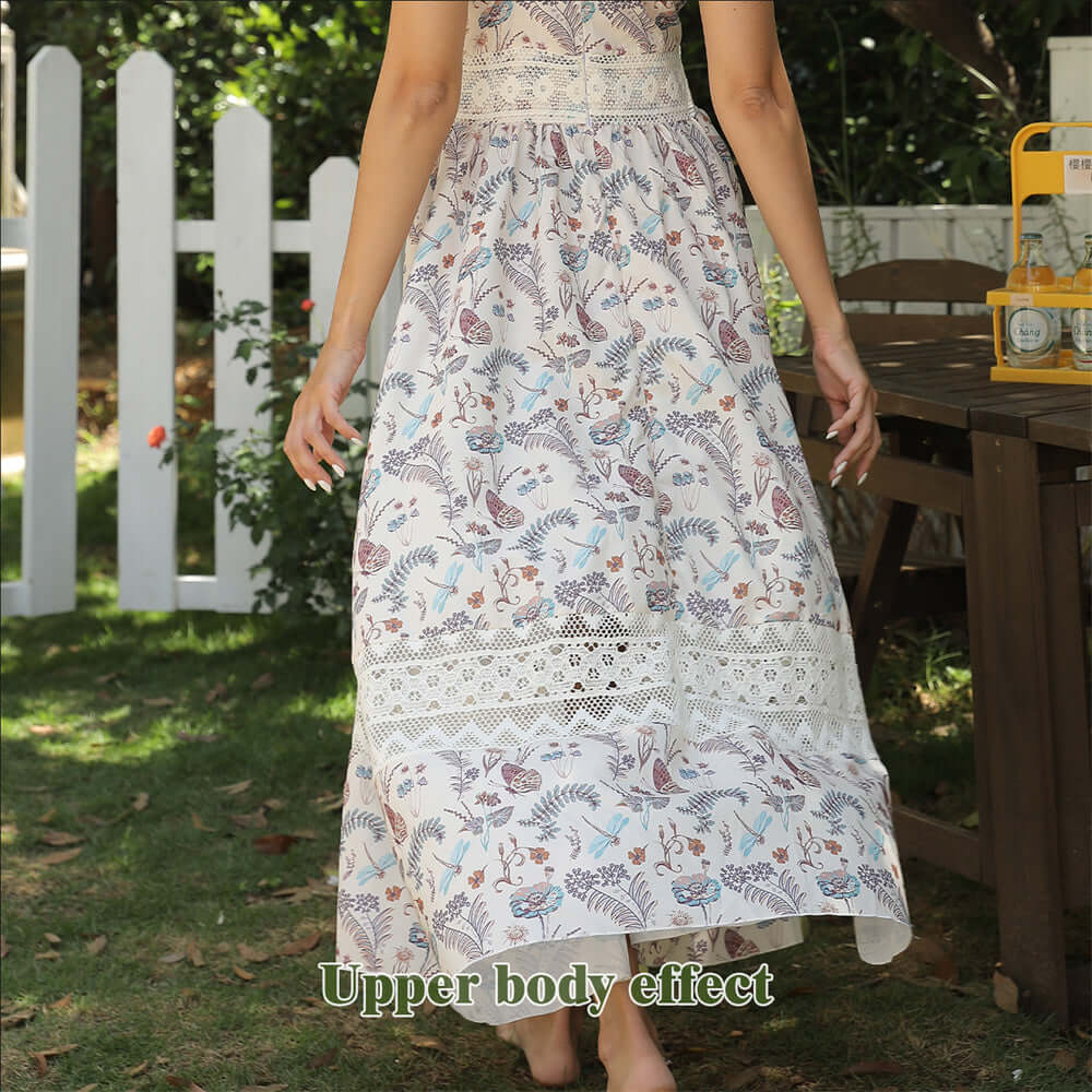 Sleeveless Floral Dress