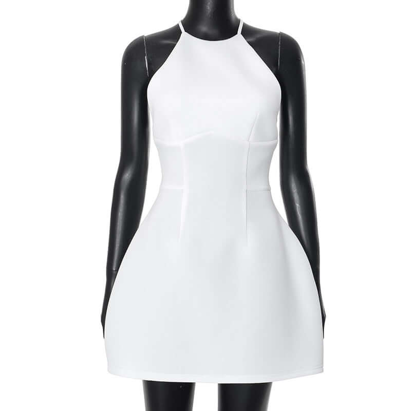 Backless Adjustable Strap Dress