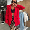 Solid Color Fashion Casual Small Suit Coat For Women