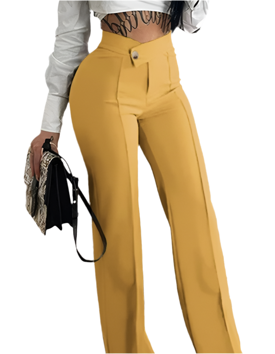 Slim Straight Pants