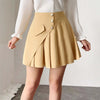 Pleated A-Line Skirt