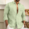 Jacquard Chest Pocket Shirt