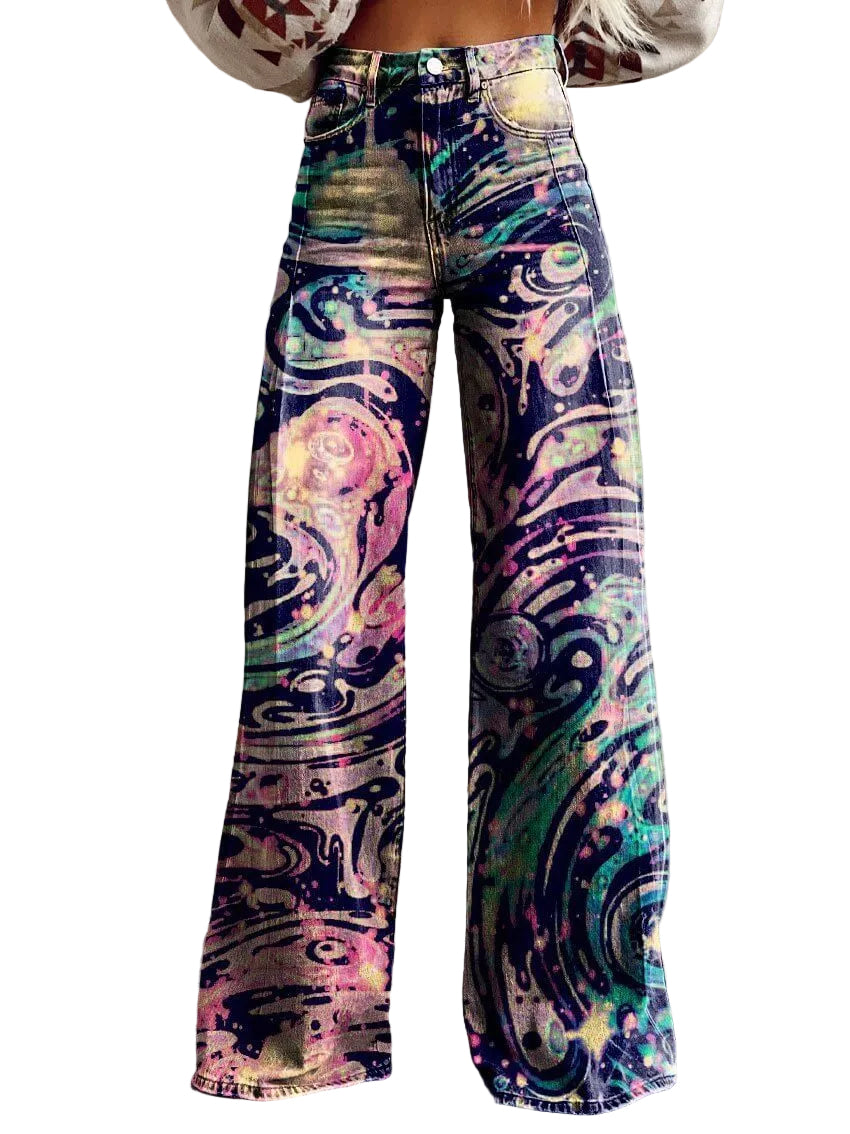 Wide Leg High Waist Pants