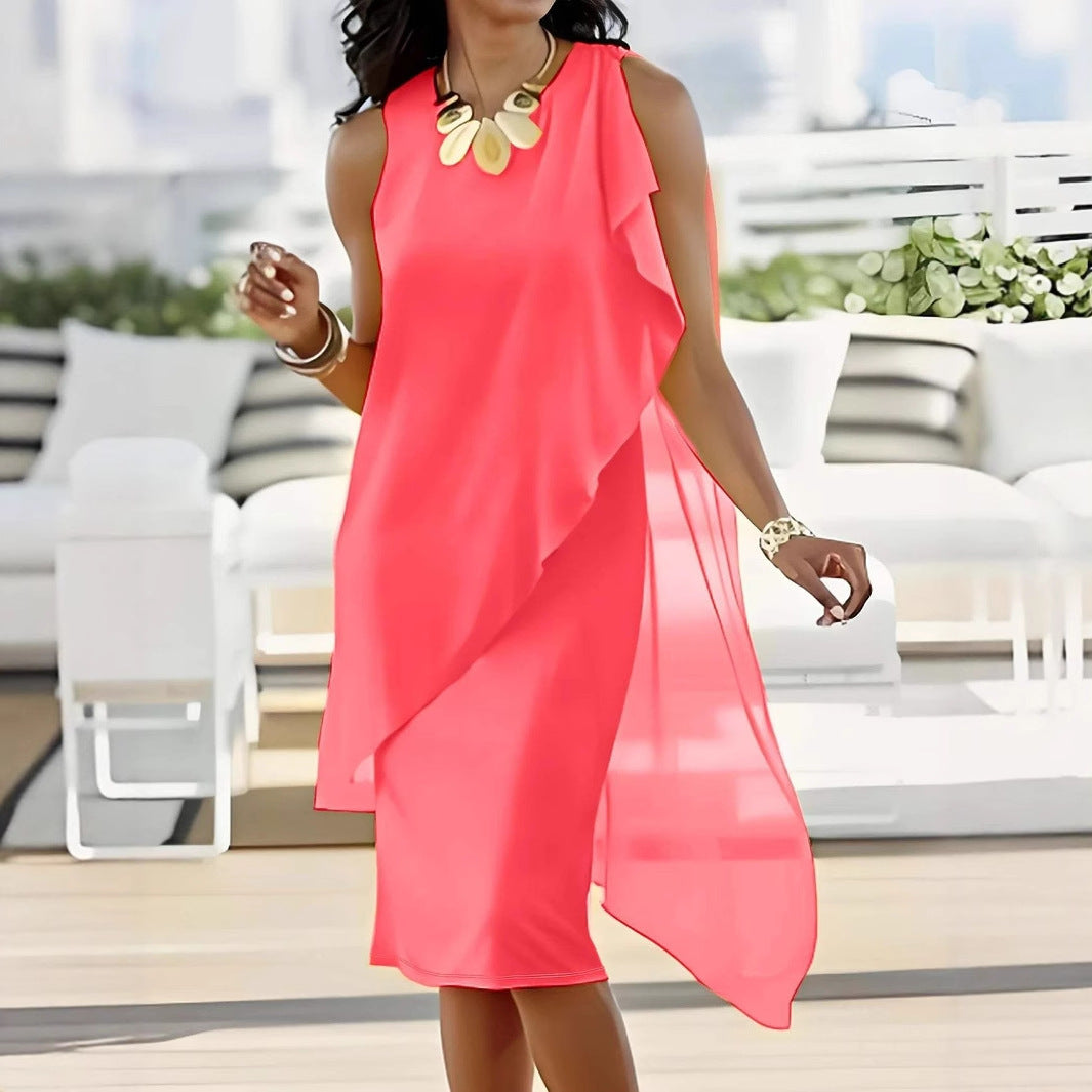 <p>Cut with fluid elegance, this silhouette glides through the evening with quiet confidence and an unmistakable sense of allure. Every movement reveals a refined presence that lingers long after the moment has passed.</p>