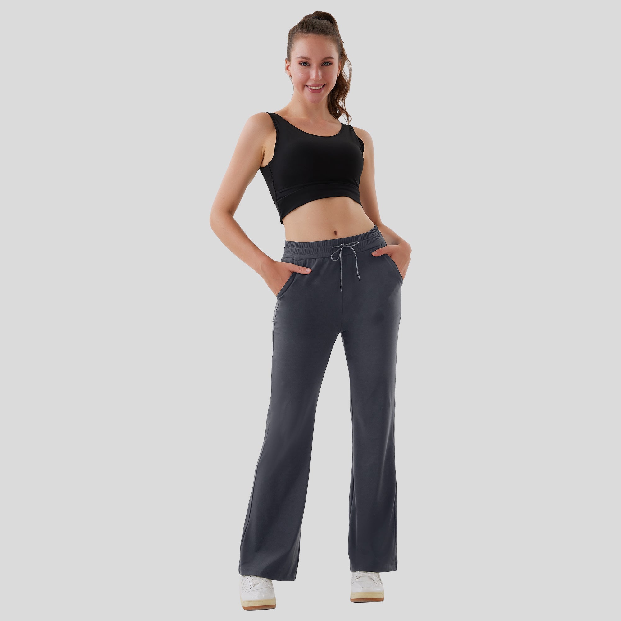Women's Pull Rope Flared Pants – Trendy & Comfortable Bottoms