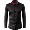 Slim Fit Color Trim Shirt