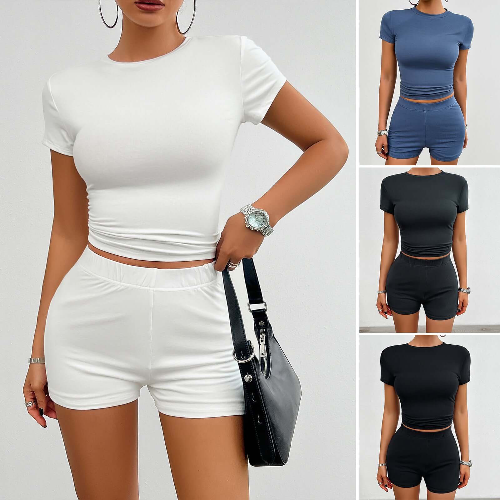 Round Neck Tee & Shorts