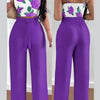 Slim Elastic Pleated