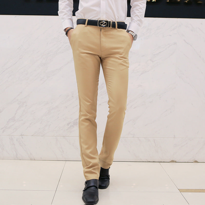 Casual business trousers slim-fit